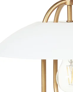 Valaisimet<Beliani Riippuvalaisin 3 Polttimoa Metalli Kulta/Valkoinen Nattai