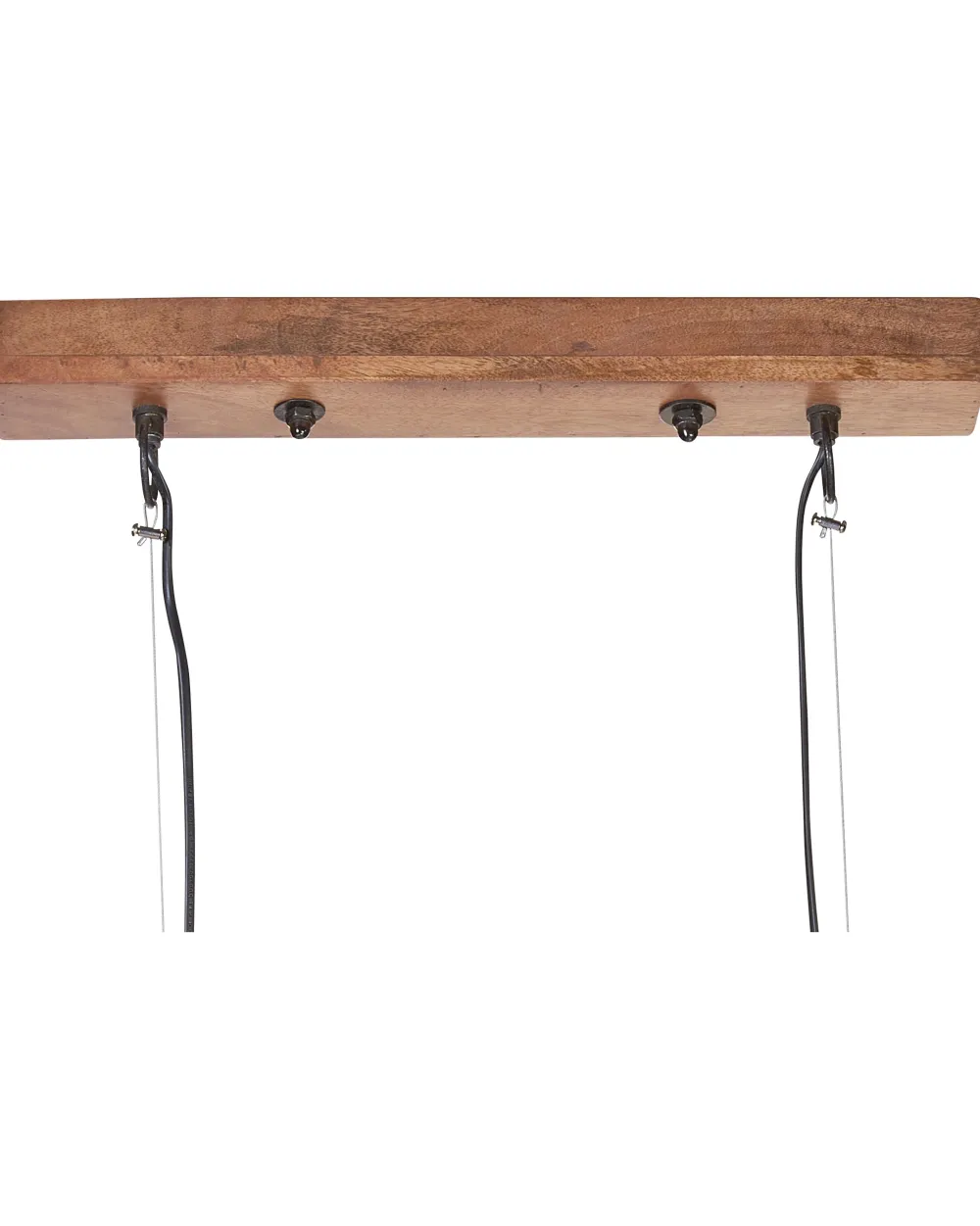 Valaisimet<Beliani Riippuvalaisin 2 Polttimoa Mangopuu/Lasi Vaalea Puu Penna