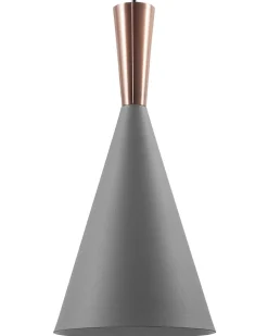 Online Beliani Riippuvalaisin Alumiini Harmaa/Kupari Tagus