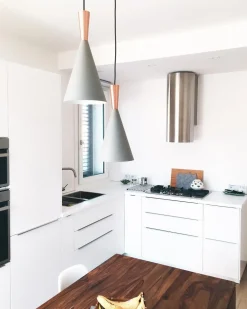 Online Beliani Riippuvalaisin Alumiini Harmaa/Kupari Tagus