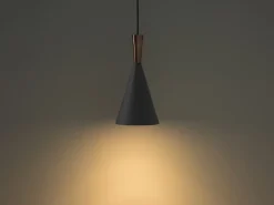 Online Beliani Riippuvalaisin Alumiini Harmaa/Kupari Tagus