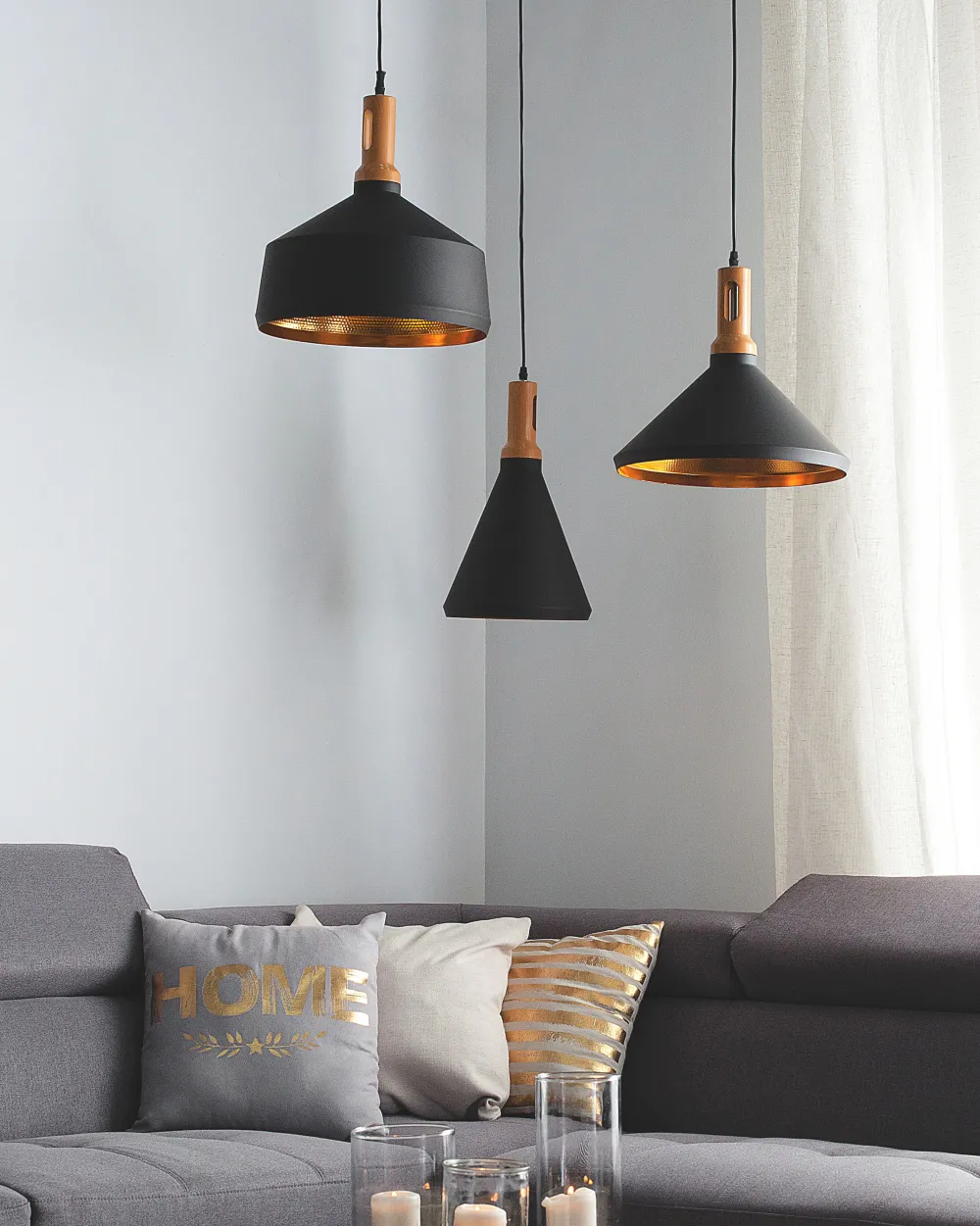 Best Beliani Riippuvalaisin Alumiini Musta Mackenzie