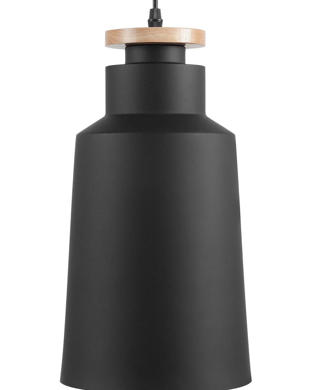 Shop Beliani Riippuvalaisin Alumiini Musta Neva