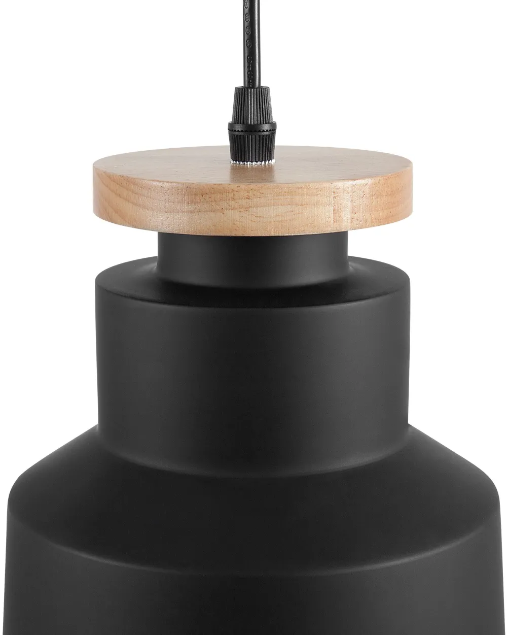 Shop Beliani Riippuvalaisin Alumiini Musta Neva