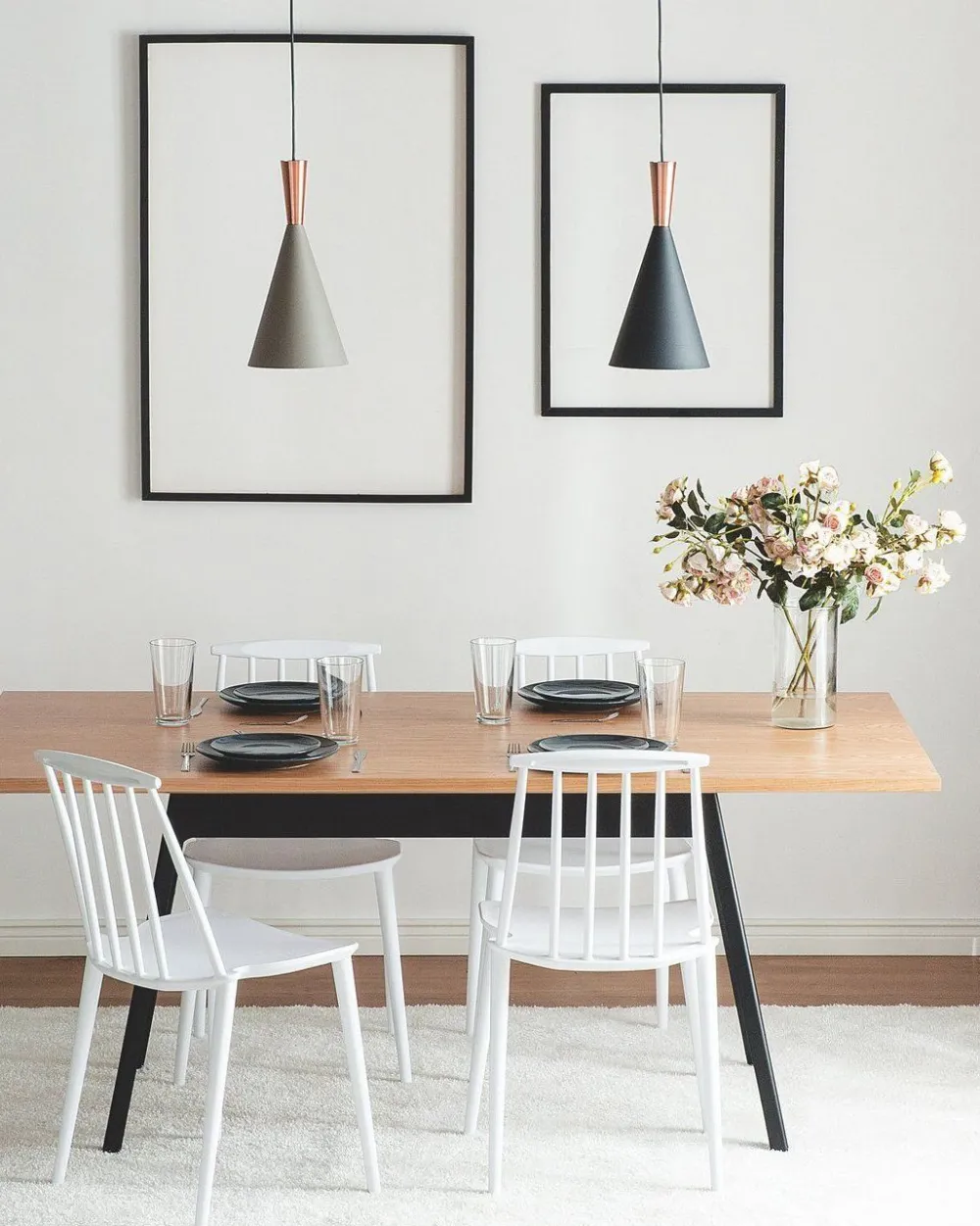 Valaisimet<Beliani Riippuvalaisin Alumiini Musta/Kupari Tagus