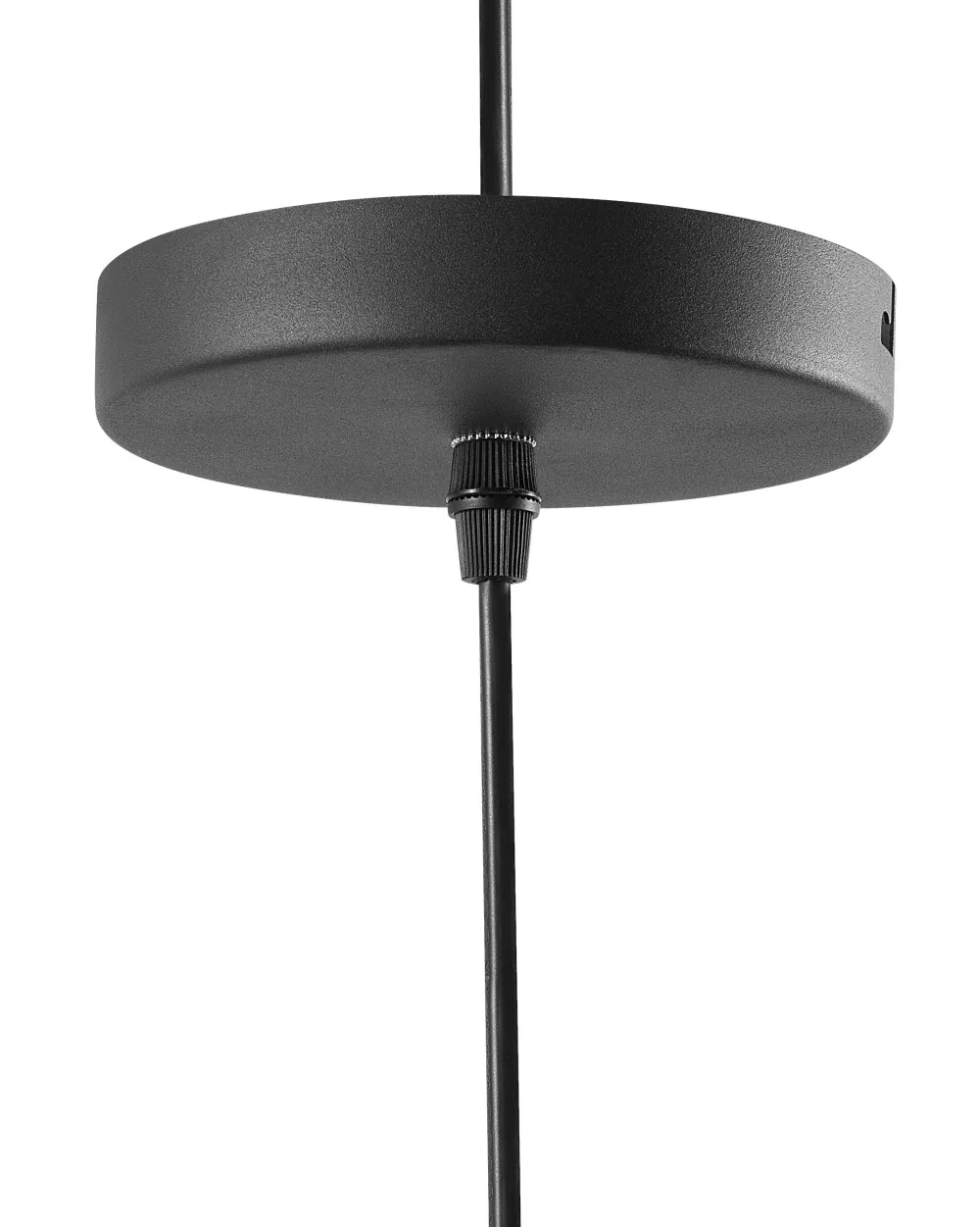 Valaisimet<Beliani Riippuvalaisin Alumiini Musta/Kupari Tagus