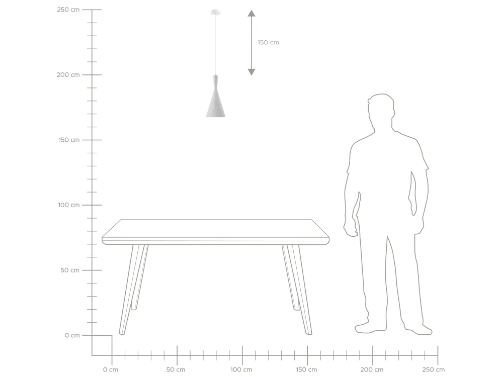 Valaisimet<Beliani Riippuvalaisin Alumiini Valkoinen Tagus