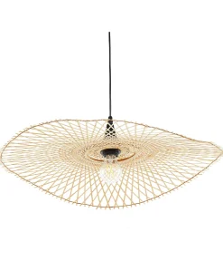 Sale Beliani Riippuvalaisin Bambu Pieni Vaalea Puu Floyd