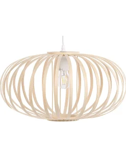 Fashion Beliani Riippuvalaisin Bambu Vaalea Puu Havel