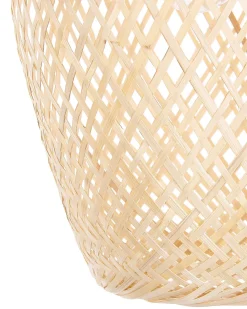 Sale Beliani Riippuvalaisin Bambu Vaalea Puu Bomu