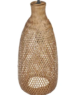 Hot Beliani Riippuvalaisin Bambu Vaalea Puu Lwela