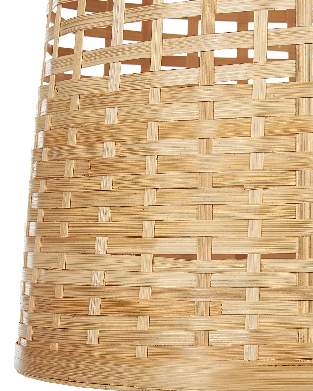 Valaisimet<Beliani Riippuvalaisin Bambu Vaalea Puu Suam