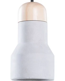 Valaisimet<Beliani Riippuvalaisin Betoni Vaaleanharmaa Apure