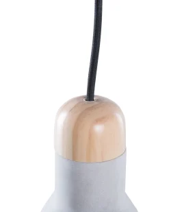 Valaisimet<Beliani Riippuvalaisin Betoni Vaaleanharmaa Apure