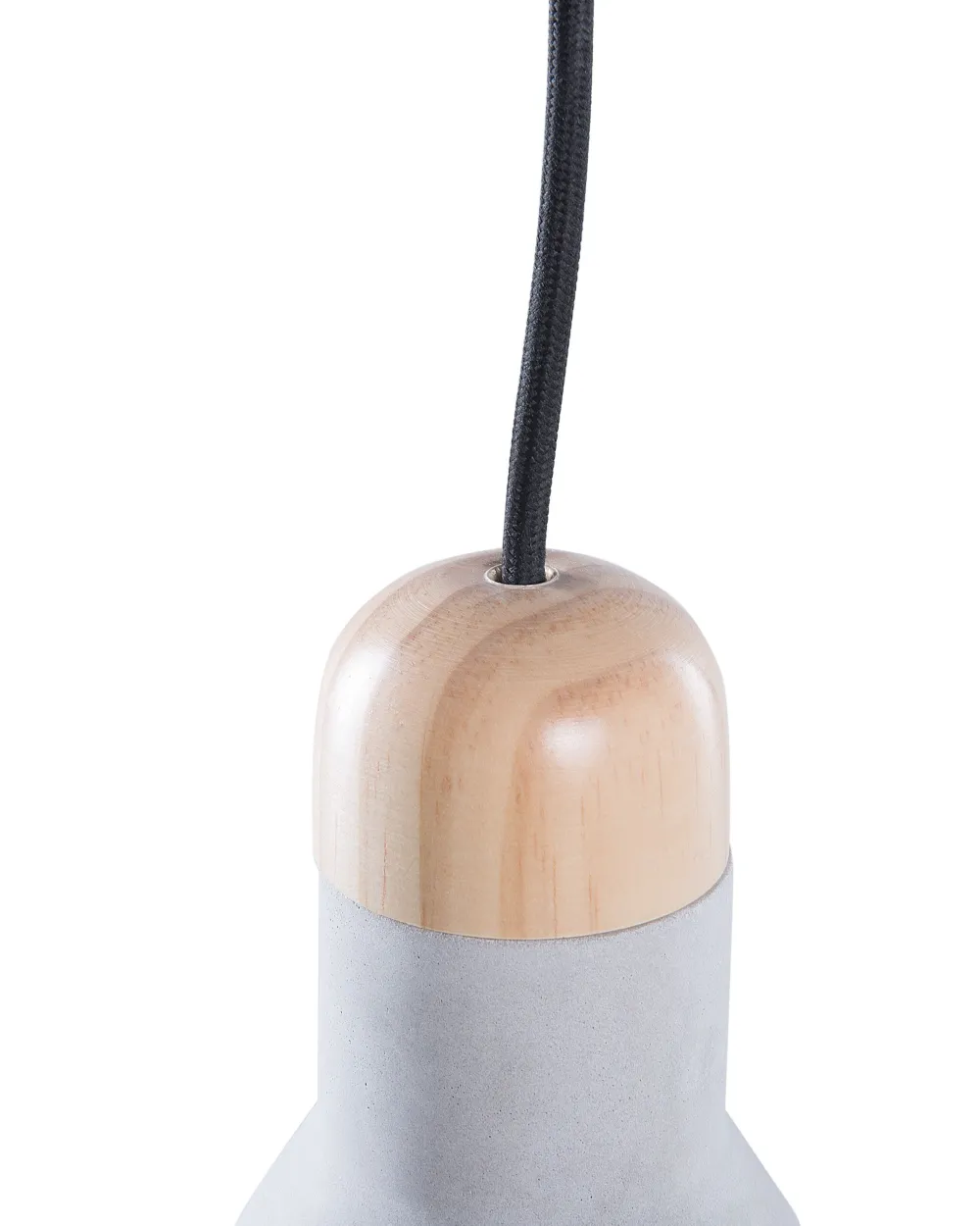 Valaisimet<Beliani Riippuvalaisin Betoni Vaaleanharmaa Apure