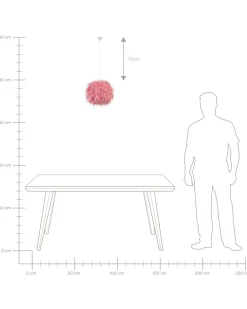 Hot Beliani Riippuvalaisin Hoyhen Vaaleanpunainen Drava