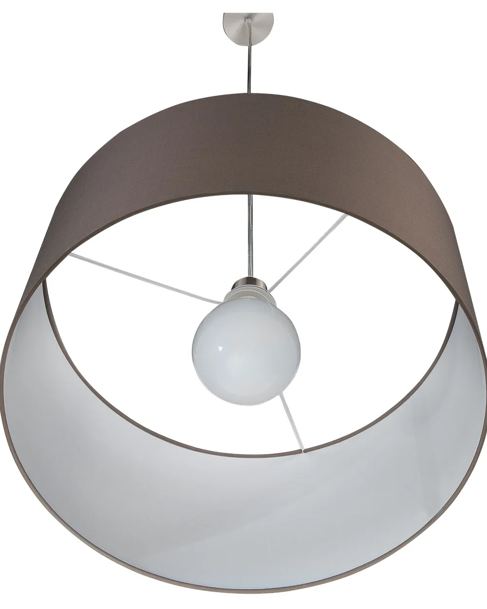 Flash Sale Beliani Riippuvalaisin Kangas Ruskea Elbe