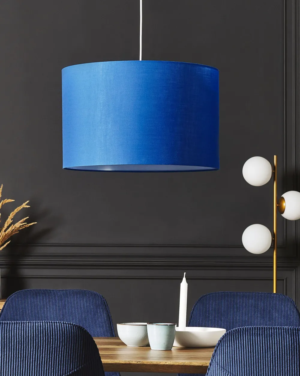 Fashion Beliani Riippuvalaisin Kangas Sininen Dulce