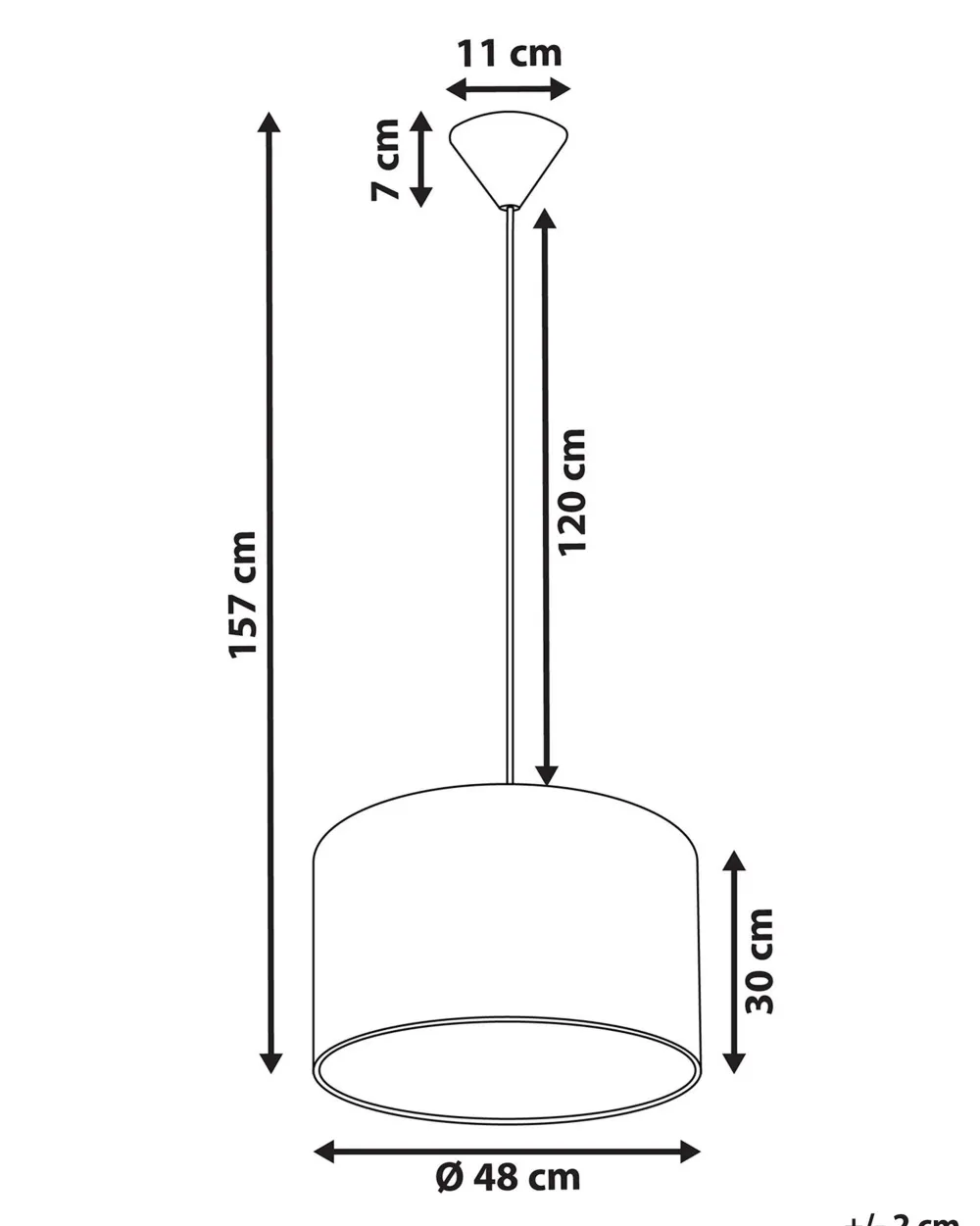 Fashion Beliani Riippuvalaisin Kangas Sininen Dulce