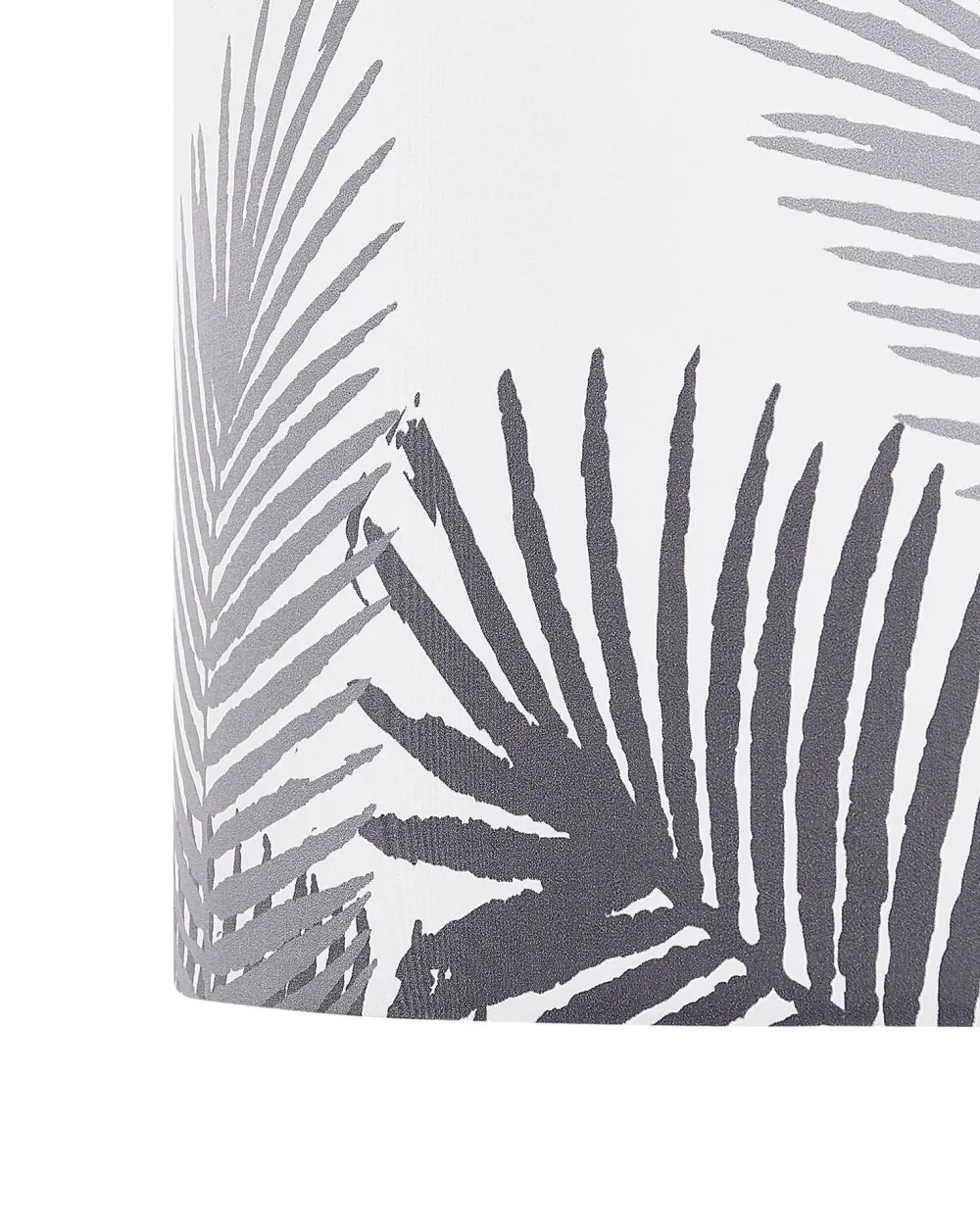 Valaisimet<Beliani Riippuvalaisin Kangas Valkoinen/Harmaa Ziller