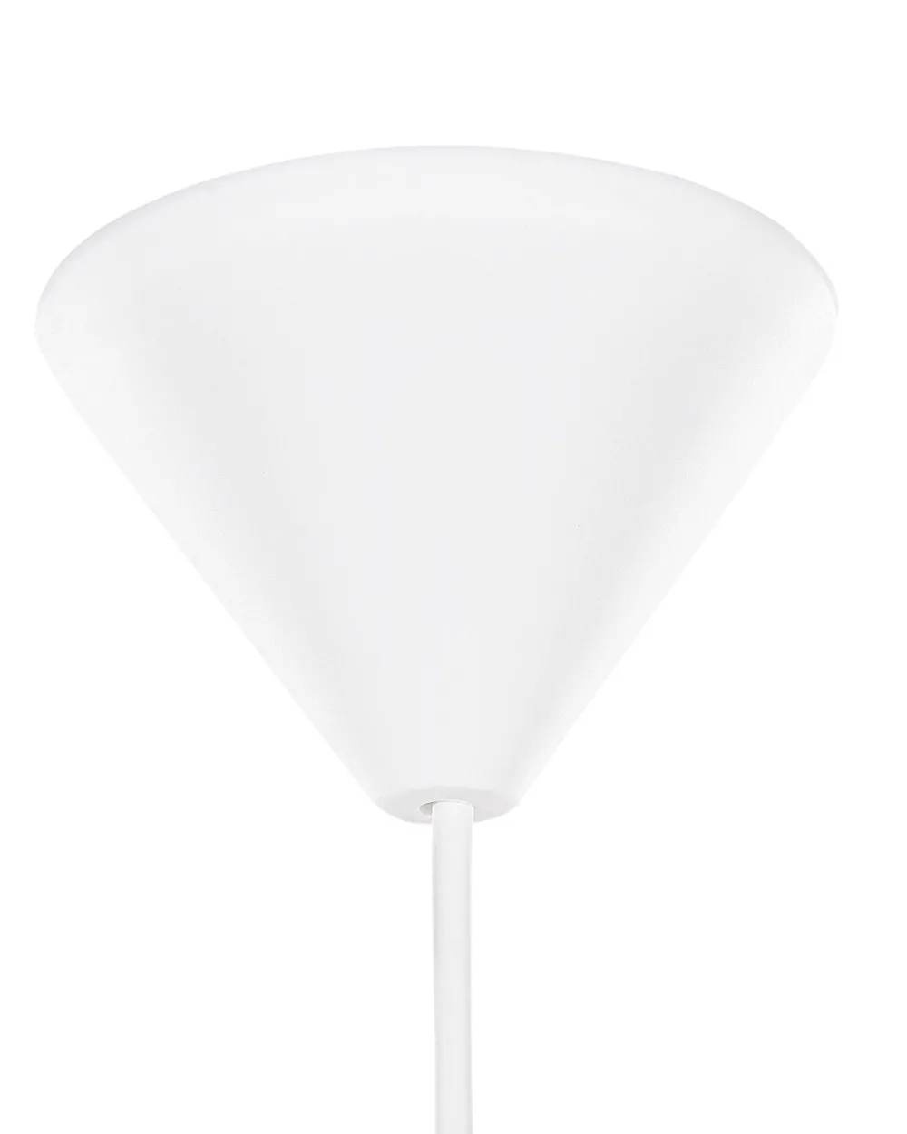 Valaisimet<Beliani Riippuvalaisin Kangas Valkoinen/Harmaa Ziller