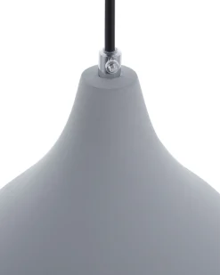 Valaisimet<Beliani Riippuvalaisin Kipsi Vaaleanharmaa Lambro