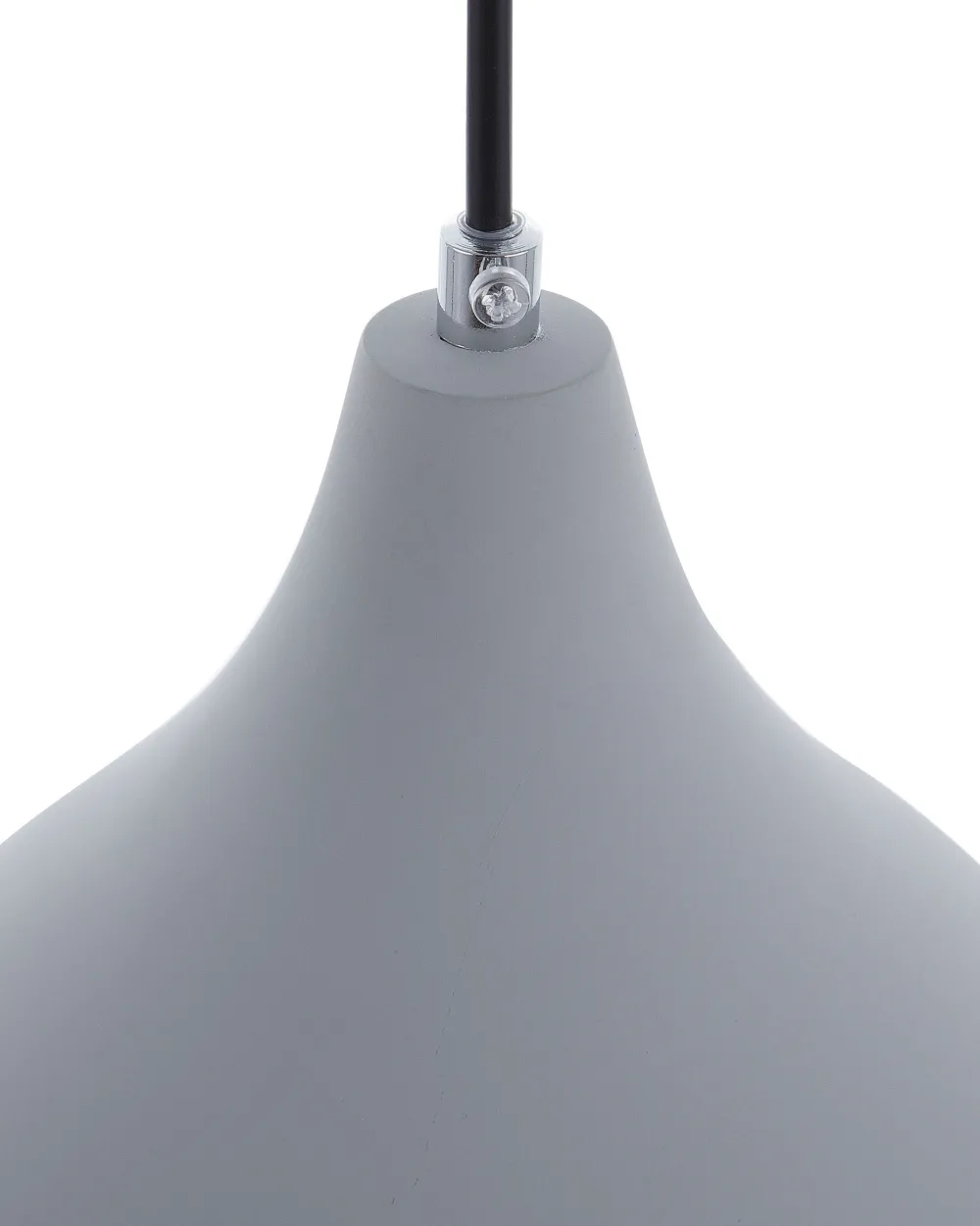 Valaisimet<Beliani Riippuvalaisin Kipsi Vaaleanharmaa Lambro