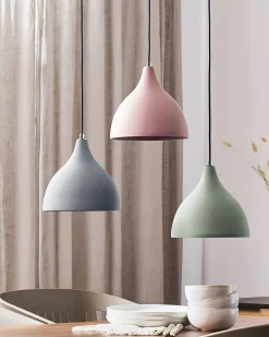 Fashion Beliani Riippuvalaisin Kipsi Vaaleanvihrea Lambro