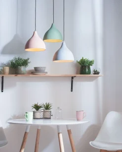 Fashion Beliani Riippuvalaisin Kipsi Vaaleanvihrea Lambro