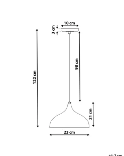 Fashion Beliani Riippuvalaisin Kipsi Vaaleanvihrea Lambro