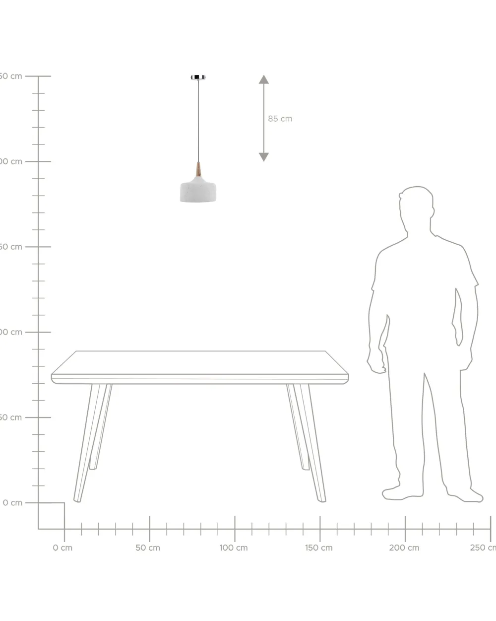 Best Sale Beliani Riippuvalaisin Kipsi Valkoinen Burano