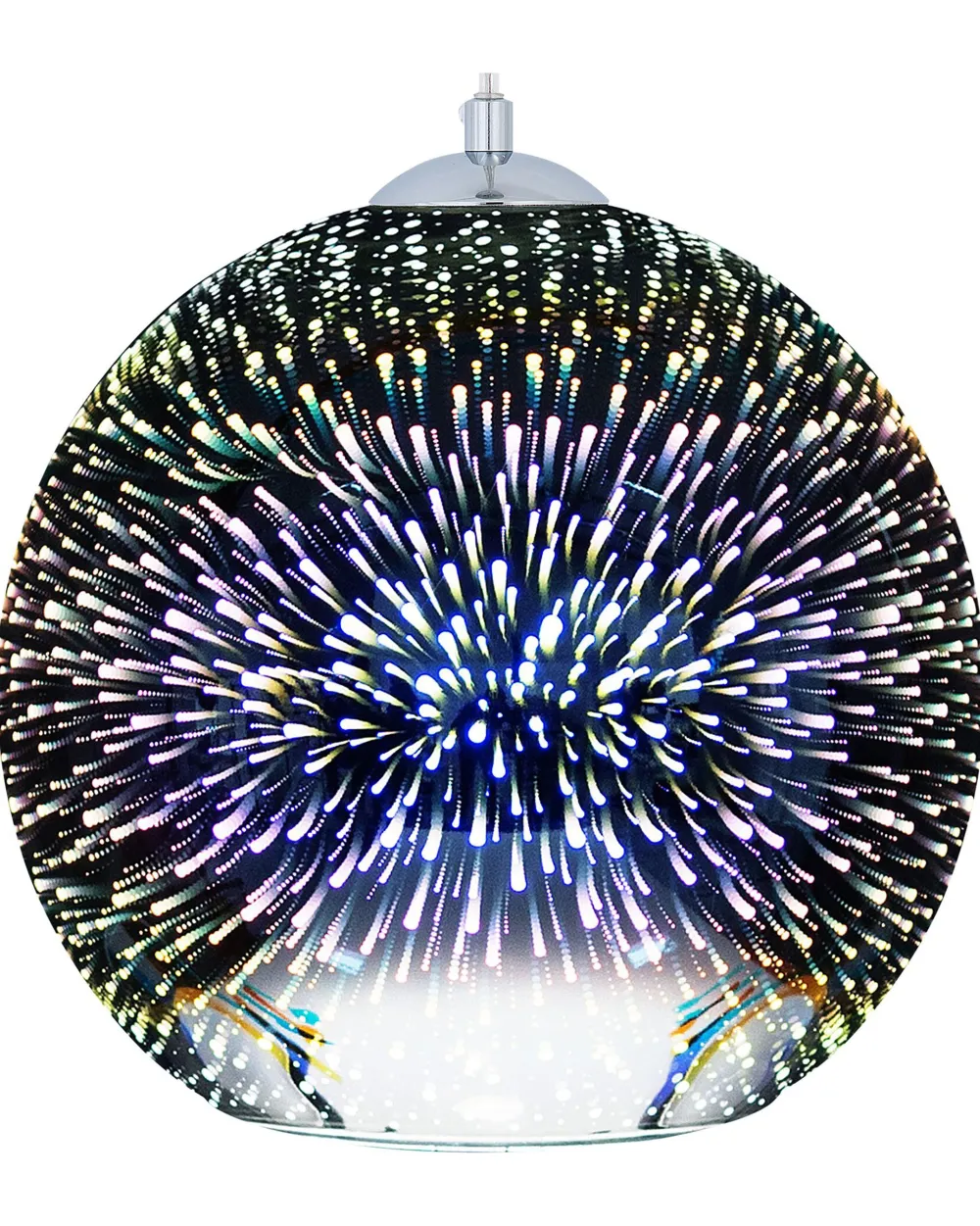 Valaisimet<Beliani Riippuvalaisin Lasi Hopea Sessera