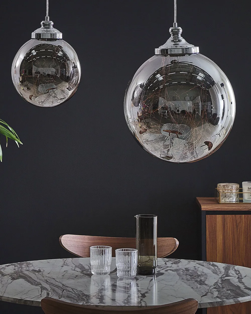 Flash Sale Beliani Riippuvalaisin Lasi Iso Hopea Beni