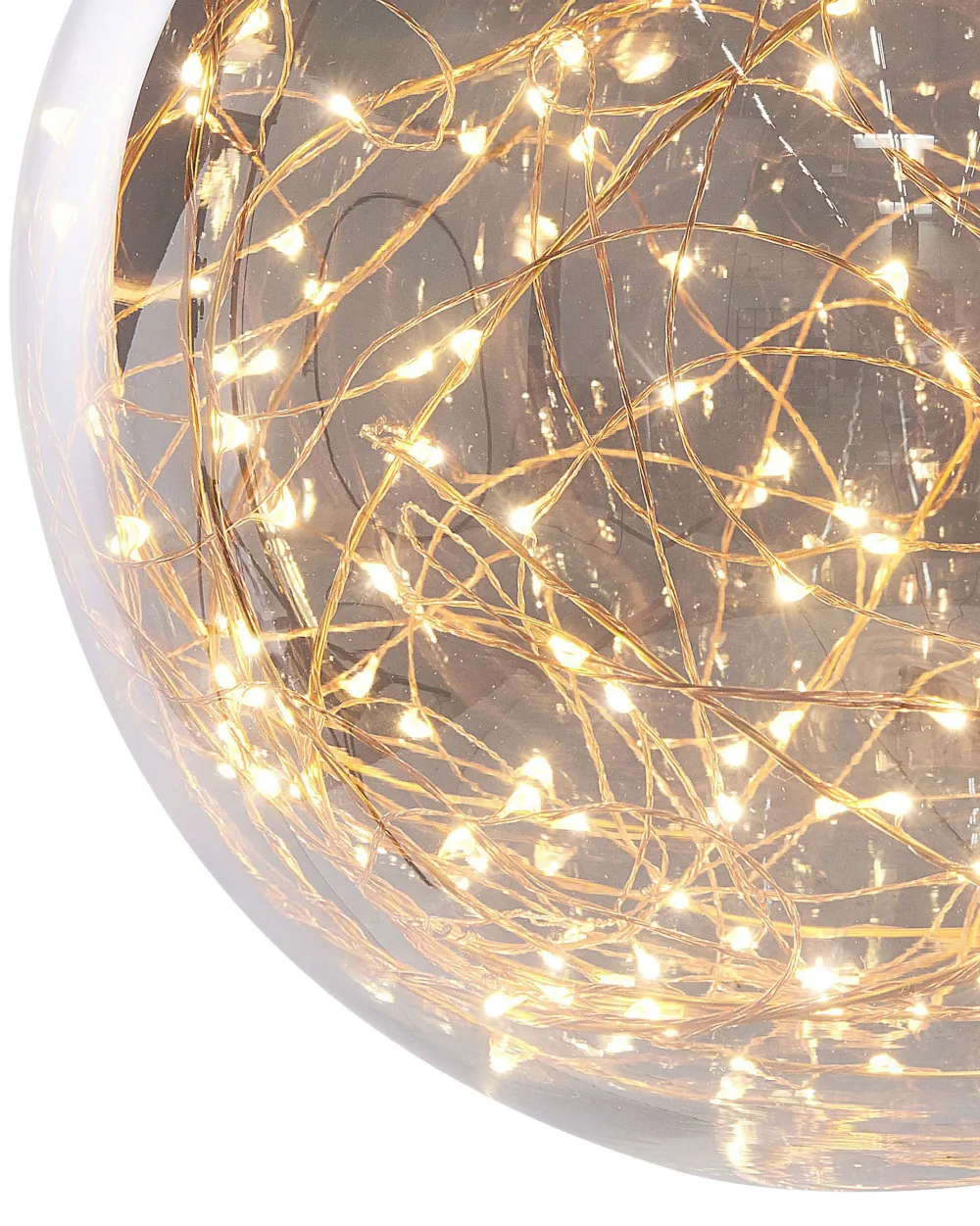 Flash Sale Beliani Riippuvalaisin Lasi Iso Hopea Beni