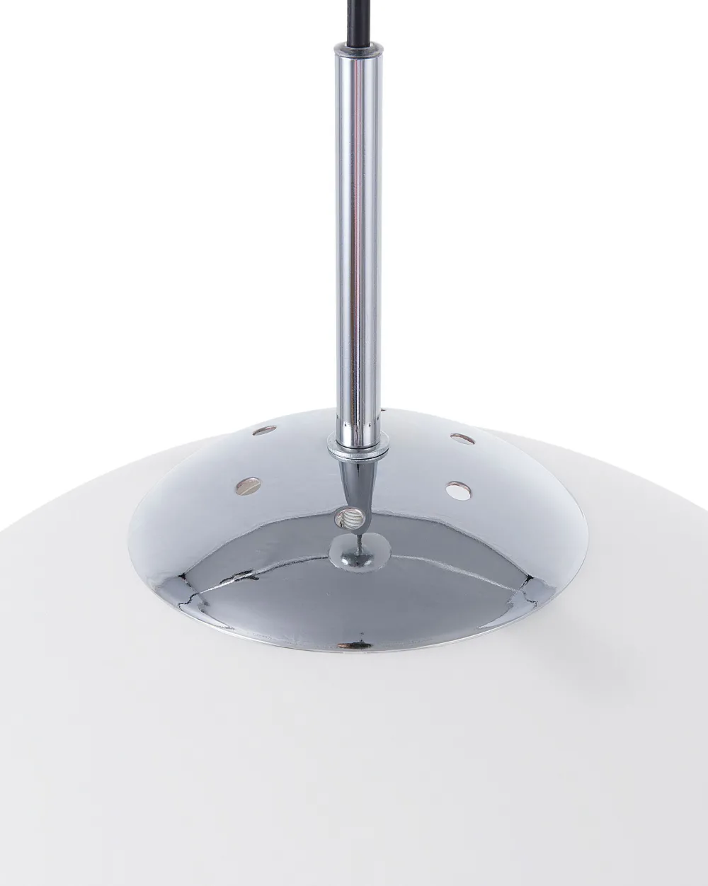 Cheap Beliani Riippuvalaisin Lasi Iso Valkoinen Barrow