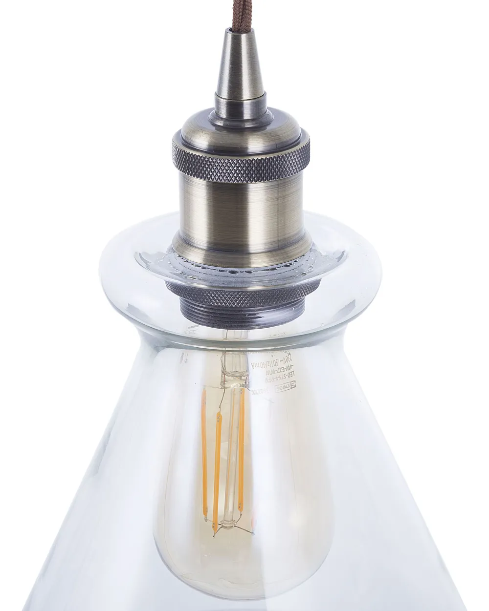 Cheap Beliani Riippuvalaisin Lasi Kirkas Bergantes