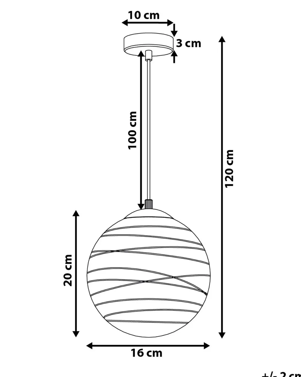 Valaisimet<Beliani Riippuvalaisin Lasi Kirkas Mirna