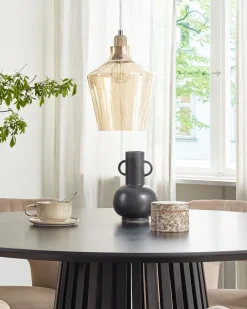 Valaisimet<Beliani Riippuvalaisin Lasi Kulta/Kirkas Santon