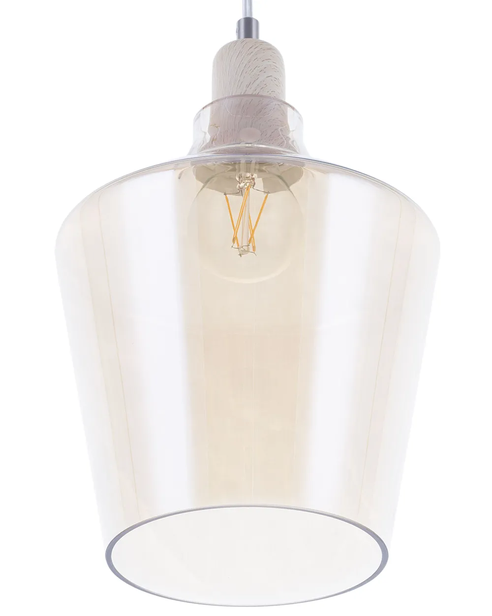 Valaisimet<Beliani Riippuvalaisin Lasi Kulta/Kirkas Santon