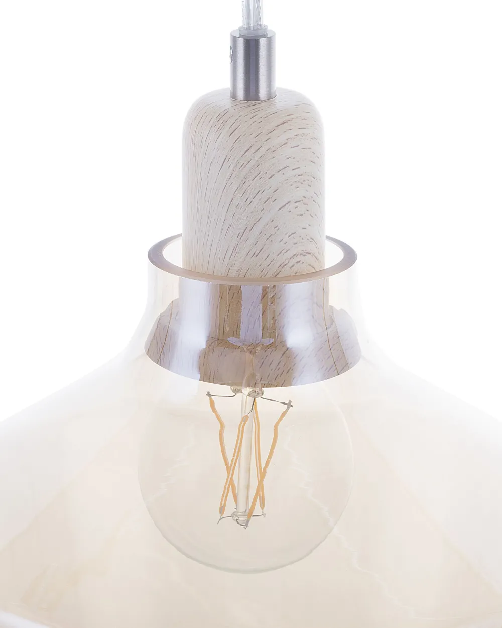 Valaisimet<Beliani Riippuvalaisin Lasi Kulta/Kirkas Santon