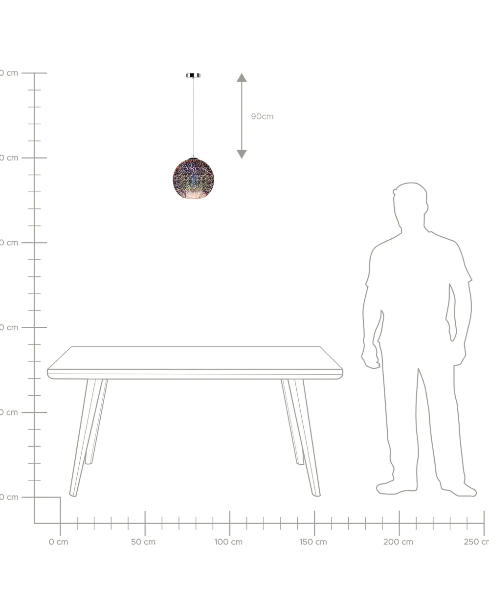 Valaisimet<Beliani Riippuvalaisin Lasi Kupari Sessera
