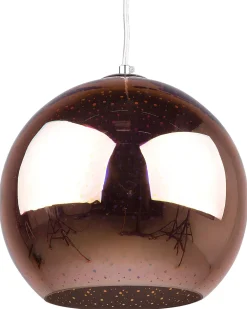 Valaisimet<Beliani Riippuvalaisin Lasi Kupari Sessera