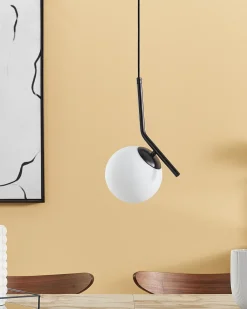 Valaisimet<Beliani Riippuvalaisin Lasi Musta Wapiti