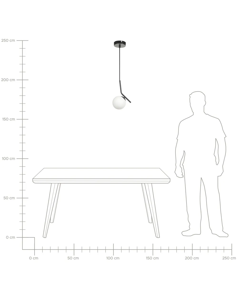 Valaisimet<Beliani Riippuvalaisin Lasi Musta Wapiti