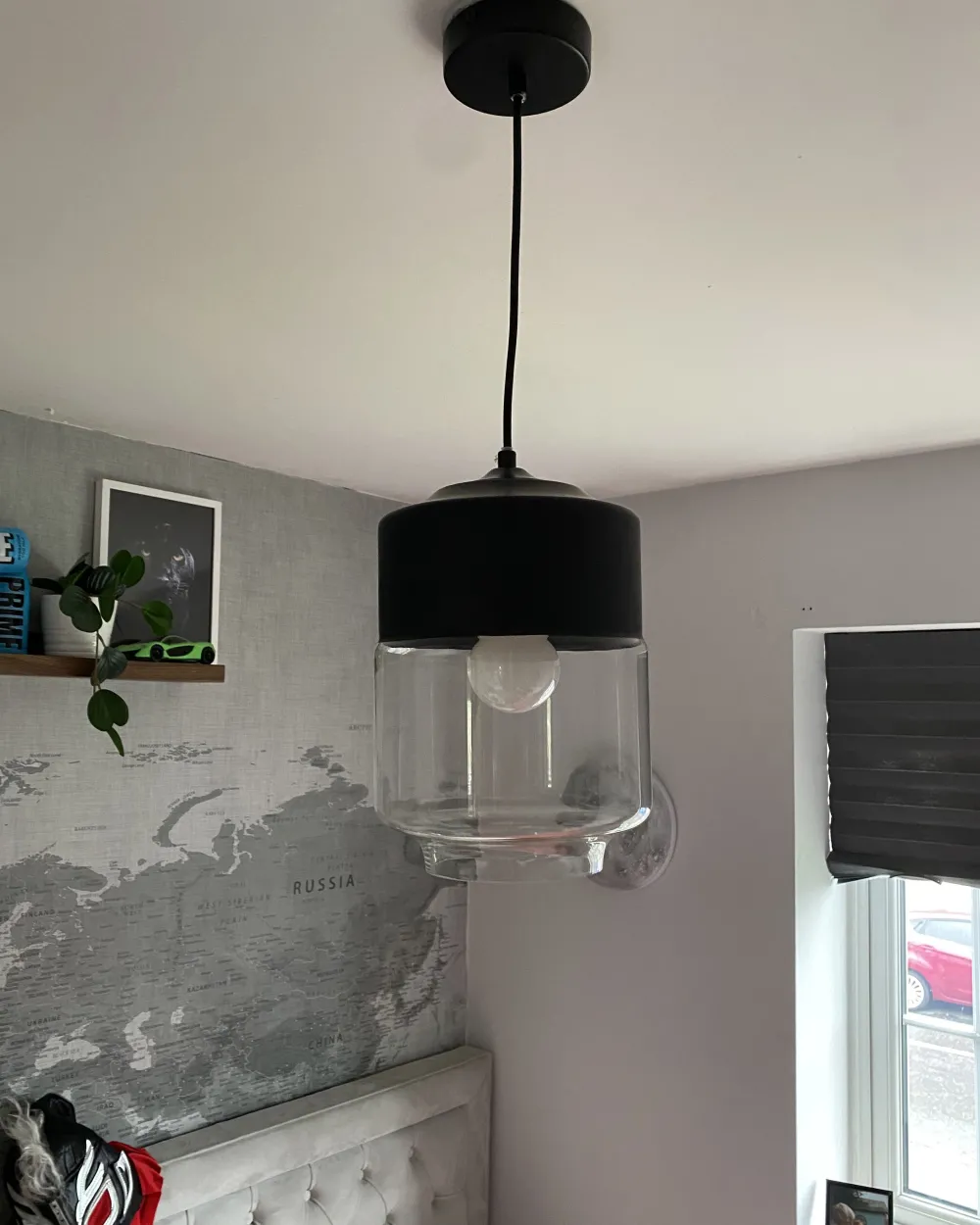 Hot Beliani Riippuvalaisin Lasi Musta Jurua