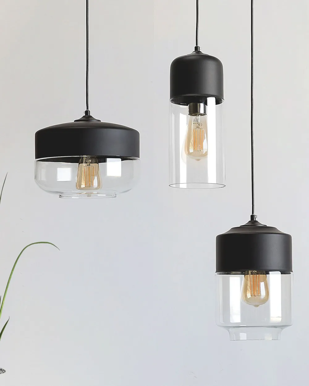 Hot Beliani Riippuvalaisin Lasi Musta Jurua