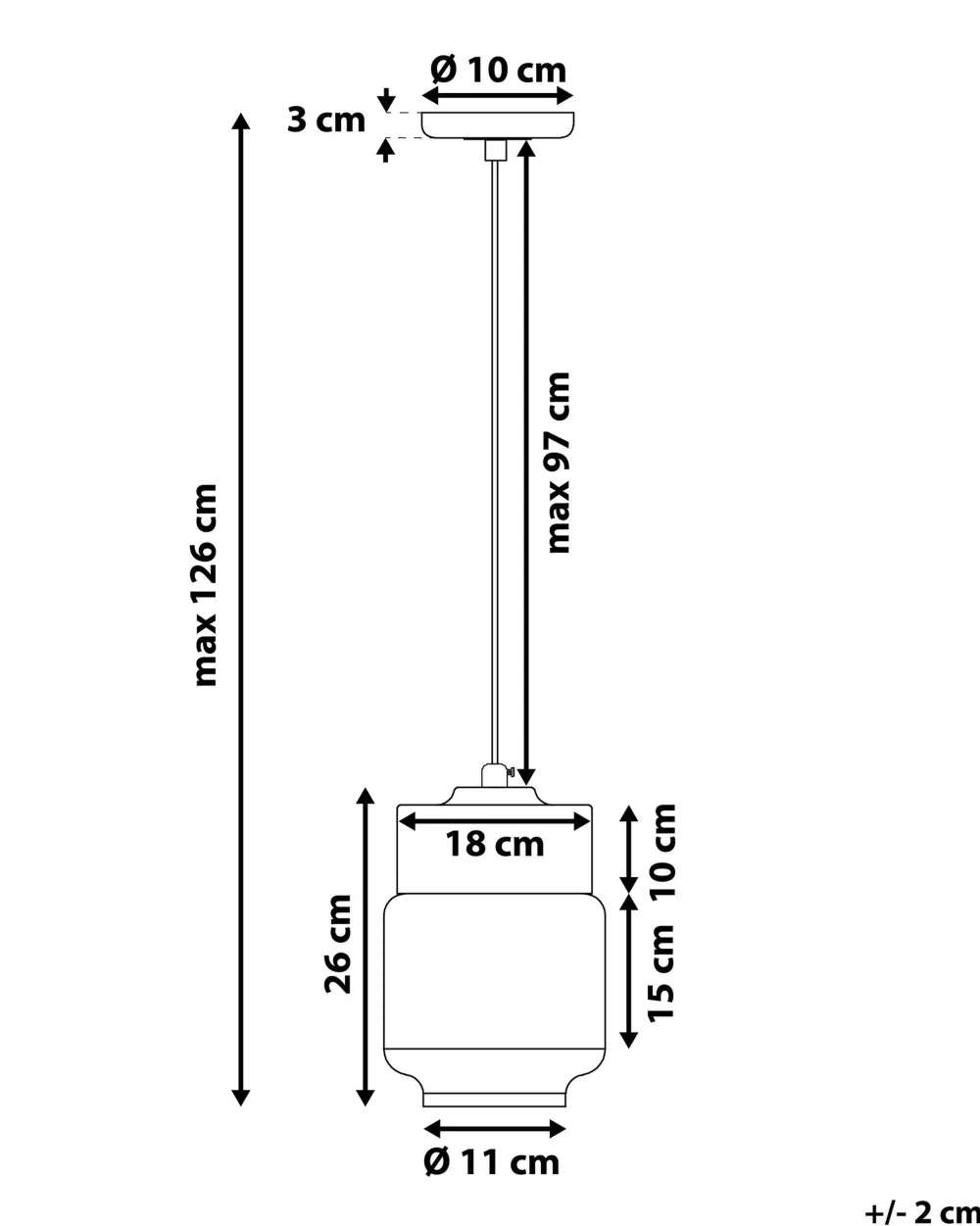 Hot Beliani Riippuvalaisin Lasi Musta Jurua
