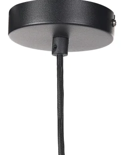 Valaisimet<Beliani Riippuvalaisin Lasi Musta/Hopea Talparo