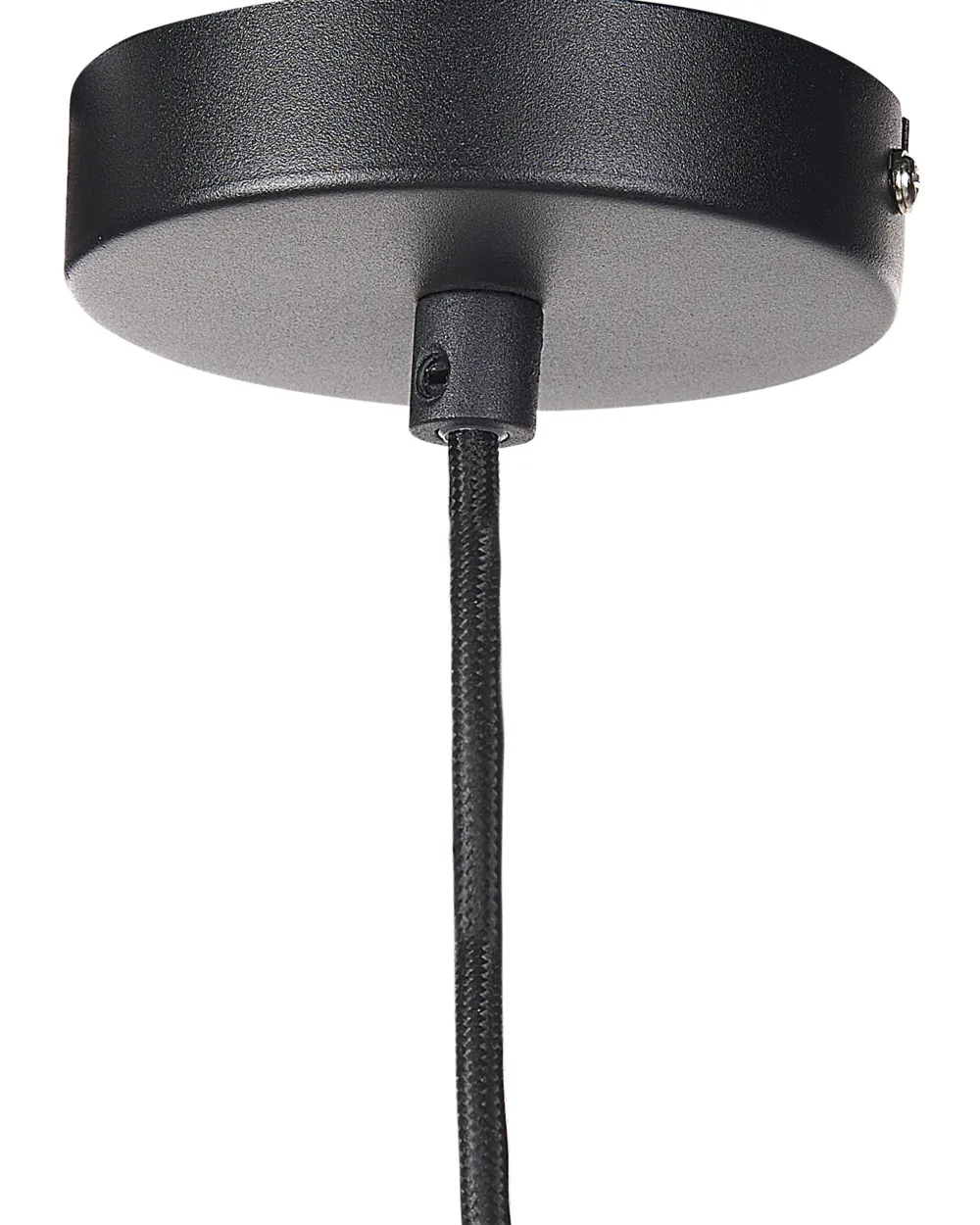 Valaisimet<Beliani Riippuvalaisin Lasi Musta/Hopea Talparo