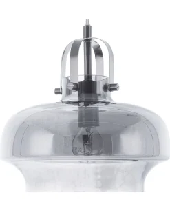 Valaisimet<Beliani Riippuvalaisin Lasi Vaaleanharmaa Wiltz